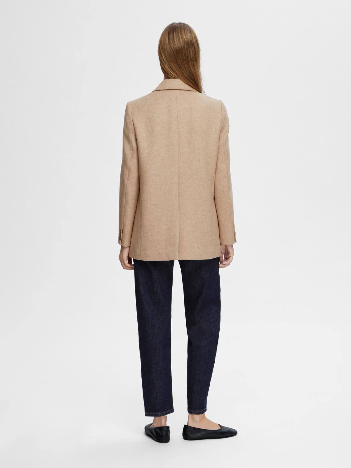 Sasja Ull Blazer - Beige/ Sandshell